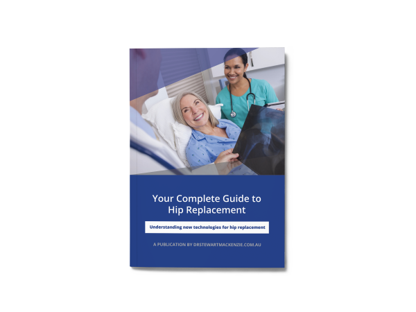 Hip Replacement guide Ebook Cover Mockup